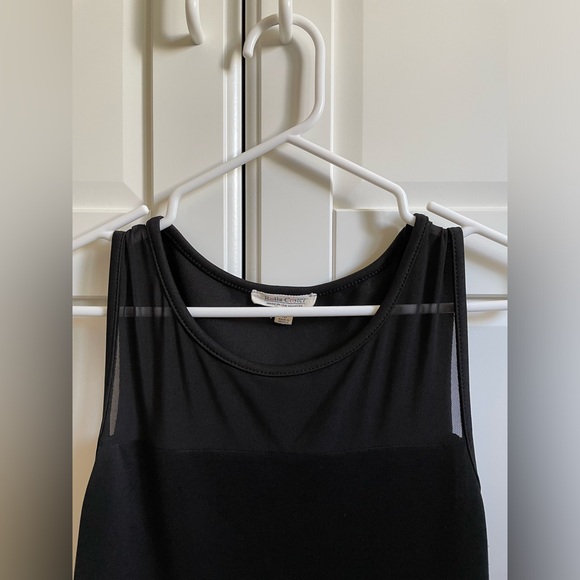 Black Dress with Mesh Details - Picture 4 of 5